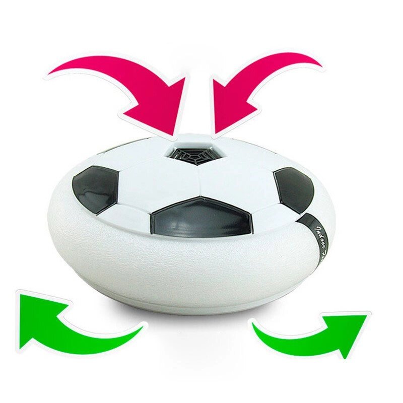 Аэромяч плоский Hover. Ball с LED-подсветкой для игры в футбол - наличие