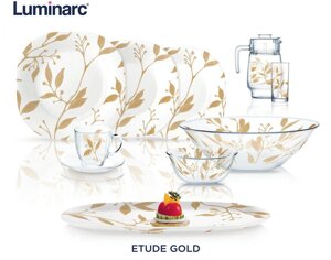 Сервиз столовый Luminarc Etude Gold на 12 персон (69 предметов)