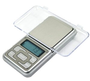 Весы аптечные ювелирные электронные карманные Pocket Scale с синей подсветкой (500 0,1 г)