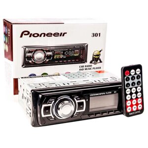 Автомагнитола с пультом управления Pioneeir [USB, MP3, AUX, RCA, FM; 4х50 Вт] (301)