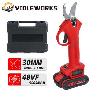 Секатор-кусторез аккумуляторный в чемодане VIOLEWORKS Lithium Scissors