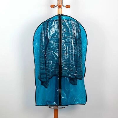 Чехол прозрачный на молнии «Доляна» для хранения одежды (160х60 см) - заказать