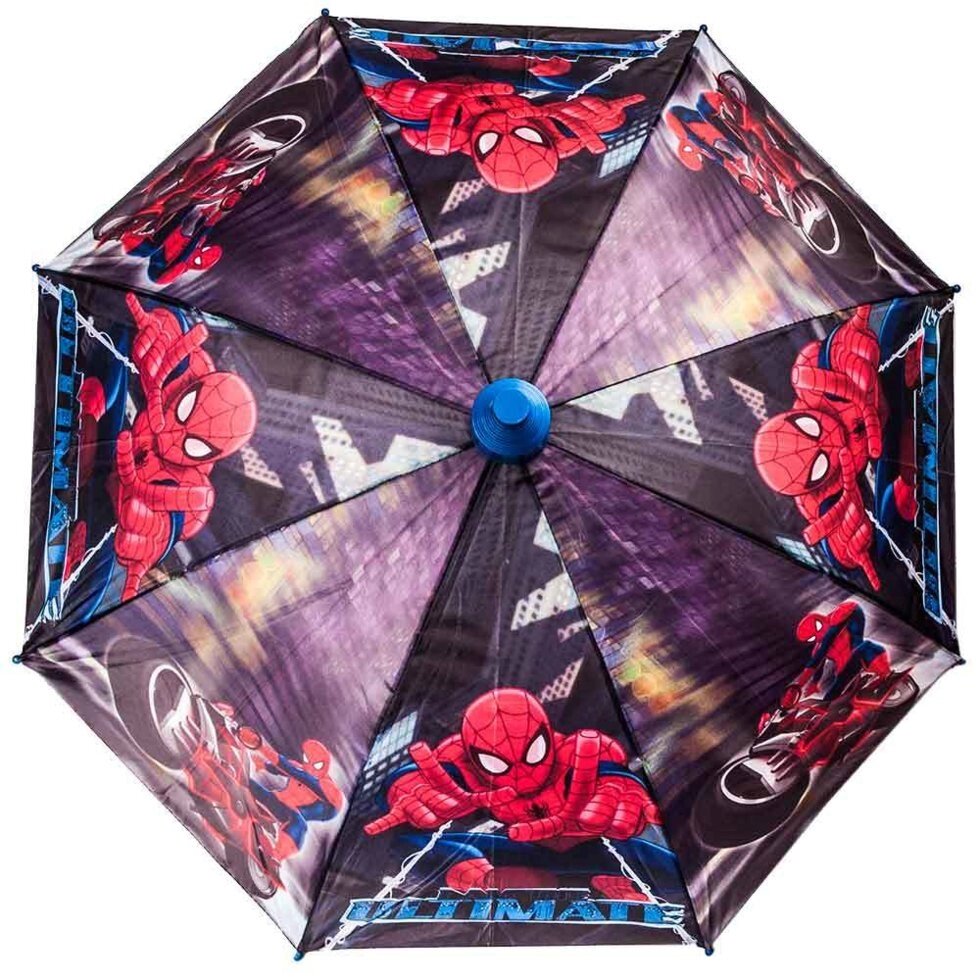 Зонт-трость детский со свистком в футляре в виде складного стаканчика (Spider Man) - отзывы