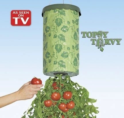 Плантатор для овощей и фруктов Topsy Turvy - особенности