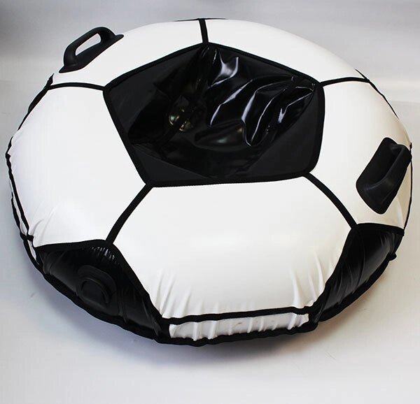Санки надувные для тюбинга «Ватрушка Быстрик» под автомобильную камеру (100 см / Мяч) - гарантия