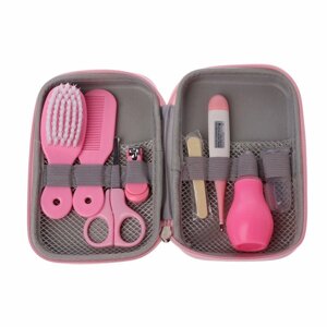 Набор для ухода за ребенком Baby Care Kit [9 предметов] (Розовый)