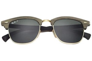 Очки солнцезащитные Clubmaster Ray-Ban (Серо-голубые линзы / C5)