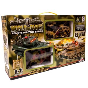 Набор радиоуправляемых танков World of Tanks REMOTE MILITARY SERIES