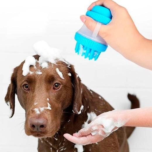Щетка массажная для животных cleaning device THE gentle DOG washer - особенности