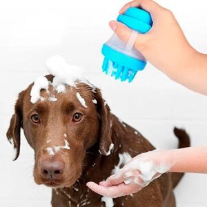 Щетка массажная для животных CLEANING DEVICE THE GENTLE DOG WASHER