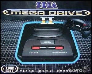 Телевизионная игровая приставка Sega Mega Drive 2 [500 встроенных игр]