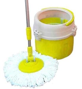 Швабра с механизмом отжима и полосканием Joyclean Spin Mop Compact Mix