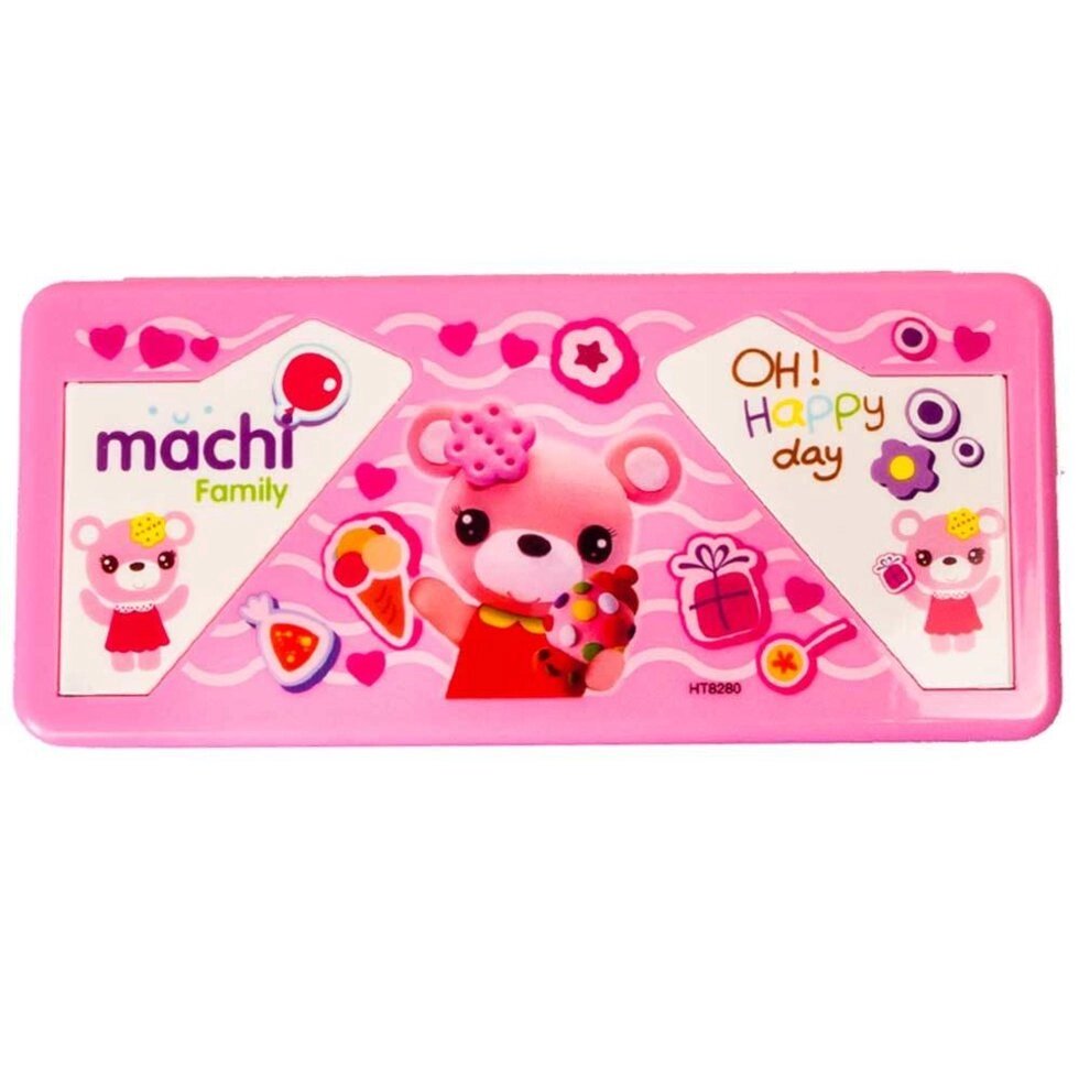 Ручка здоровья умная - корректор осанки Machi Family с пеналом-подставкой (Розовый) - распродажа