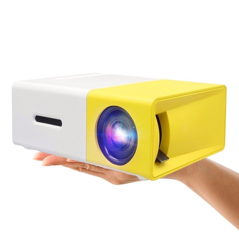 Проектор LED Projector YG300 с динамиком, плеером и аккумулятором {MP4, AVI, HDMI, AV, USB, microSD} от компании Интернет-магазин Starshop. kz - фото 1