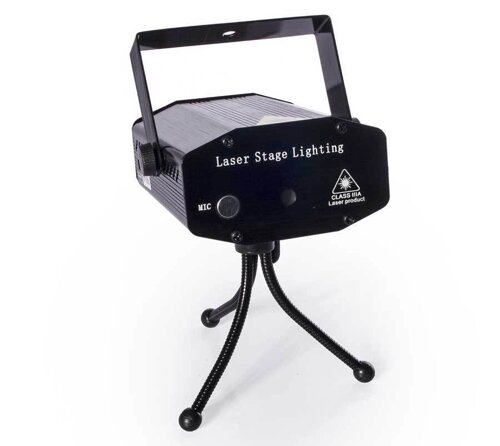 Проектор звездного неба с рисунками цветомузыкальный лазерный Laser Stage Lighting WS-6A