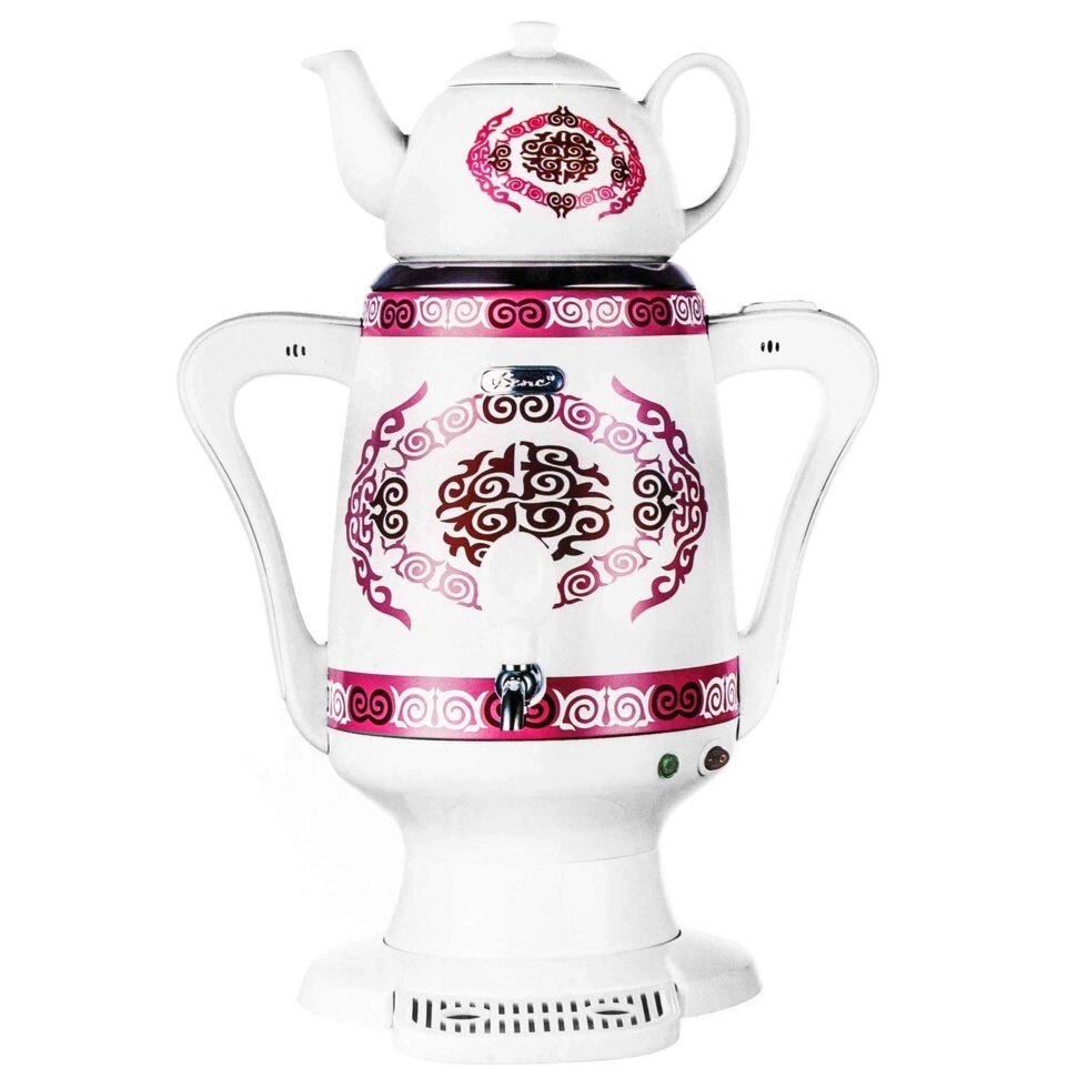 Самовар электрический с керамическим заварочным чайником NEWAL TEA SAMOVAR [4 л, 1800W] (Изумрудная) от компании Интернет-магазин Starshop. kz - фото 1