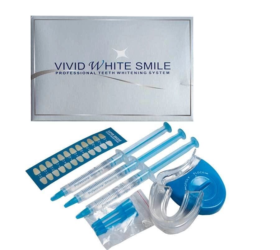 Система домашнего отбеливания зубов VIVID White Smile от компании Интернет-магазин Starshop. kz - фото 1