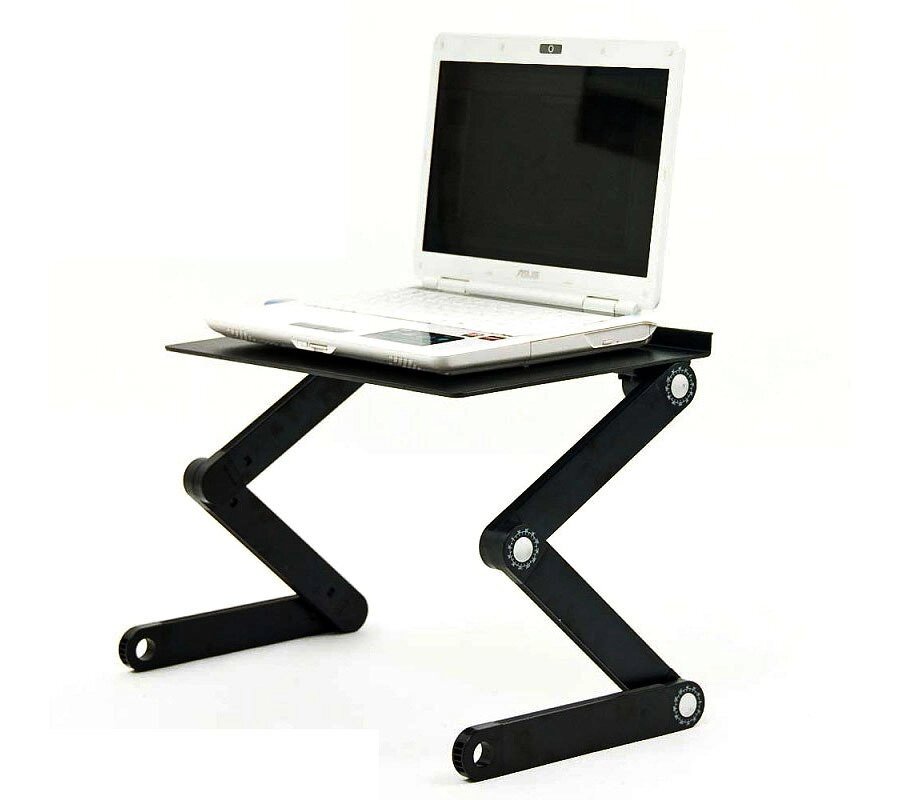 Столик для ноутбука складной с вентиляторами Laptop Table T8 от компании Интернет-магазин Starshop. kz - фото 1