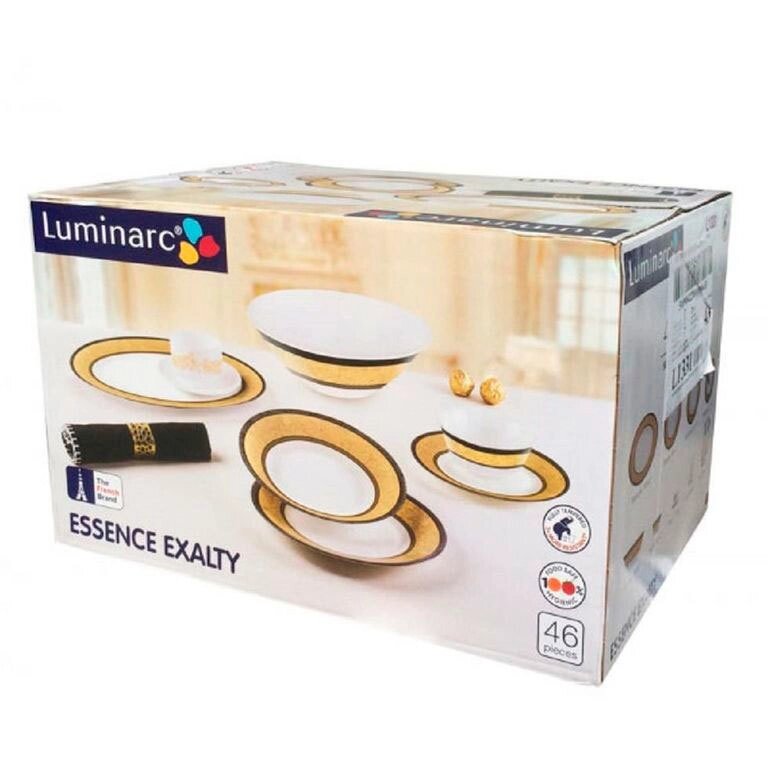 Столовый сервиз Luminarc Exalty (46 предметов) от компании Интернет-магазин Starshop. kz - фото 1