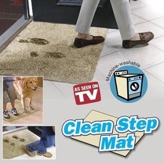 Супервпитывающий придверный коврик Clean Step Mat New от компании Интернет-магазин Starshop. kz - фото 1