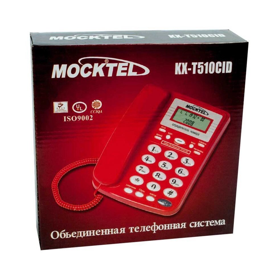 Телефон с определителем номера MOCKTEL KX-T510CID от компании Интернет-магазин Starshop. kz - фото 1