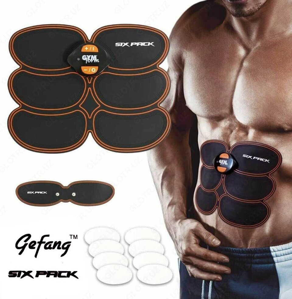 Тренажёр-электростимулятор мышц Gefang EMS-Trainer 6 pack Smart Fitness от компании Интернет-магазин Starshop. kz - фото 1