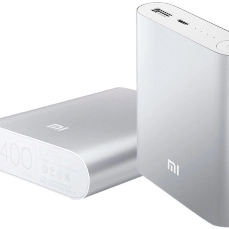 Зарядное устройство портативное Power Bank XIAOMI {10400, 20800 mAh} (Серебро / 10400 мА/ч) от компании Интернет-магазин Starshop. kz - фото 1