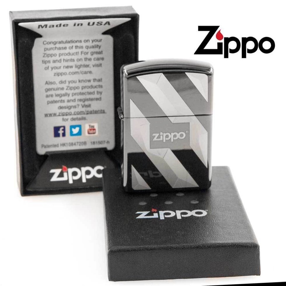 Зажигалка бензиновая ZIPPO (3D зебра на серебре) от компании Интернет-магазин Starshop. kz - фото 1