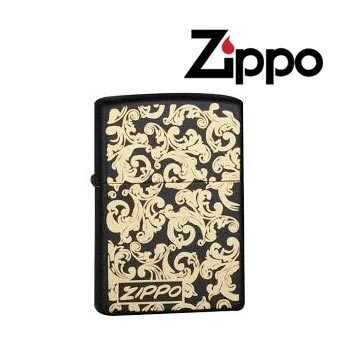 Зажигалка бензиновая ZIPPO (Золотой узор) от компании Интернет-магазин Starshop. kz - фото 1