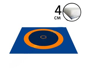 Ковер борцовский 12,7х12,7 3-цв.+4см НПЭ Нов. Станд.