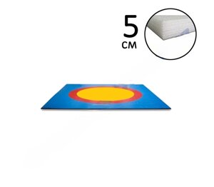 Ковер борцовский 8,3х8,3 3-цв.+5см НПЭ Стар. Станд.