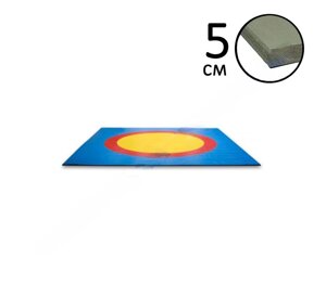 Ковер борцовский 8,3х8,3 3-цв.+5см ППЭ Стар. Станд.