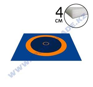 Ковер борцовский 10,6х10,6 3-цв.+4см НПЭ Нов. Станд.