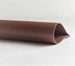 Ткань пвх grünwelt 650гр коричневая 2,5х65м (пг) (162,5) RAL 8017