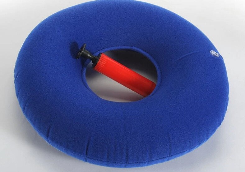 Противопролежневая подушка, подушка на сидение надувная (с насосом) от компании Интернет- магазин Citrus Shop - фото 1