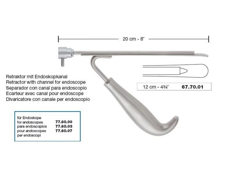 Ретрактор с каналом для эндосокпа от компании Askabak - фото 1