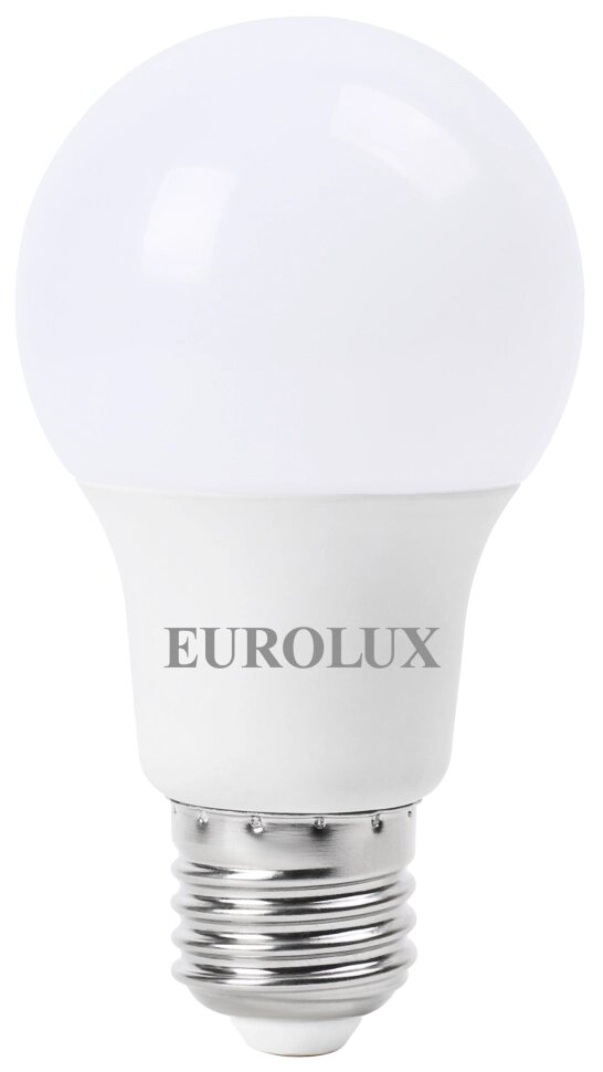 Лампа светодиодная EUROLUX LL-E-A60-11W-230-2,7K-E27 от компании Ресанта Караганда (маг. Электрооборудование) - фото 1