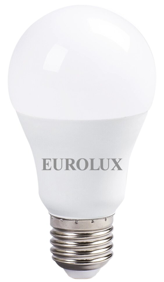 Лампа светодиодная EUROLUX LL-E-A60-15W-230-2,7K-E27 от компании Ресанта Караганда (маг. Электрооборудование) - фото 1