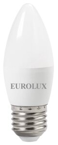 Лампа светодиодная eurolux LL-E-C37-6W-230-4K-E27