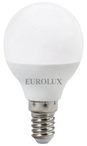 Лампа светодиодная eurolux LL-E-G45-7W-230-2,7K-E14