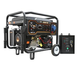 Бензиновый генератор FoxWeld Expert G8500 EW в компл. с блоком автоматики