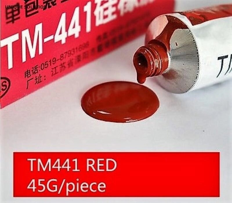 Клей термостойкий TM-441 красный от компании Alexel - фото 1