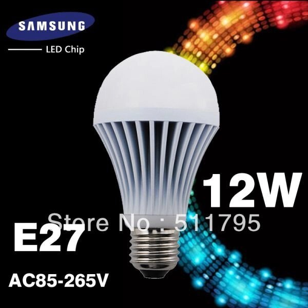 Светодиодная лампа Samsung 12W E27 белый - доставка