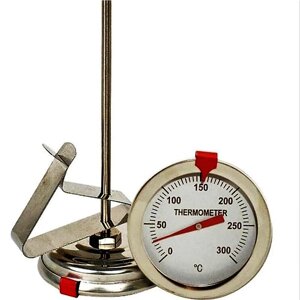 Термометр для печи и тандыра с длинным щупом 30 см 0-300°С