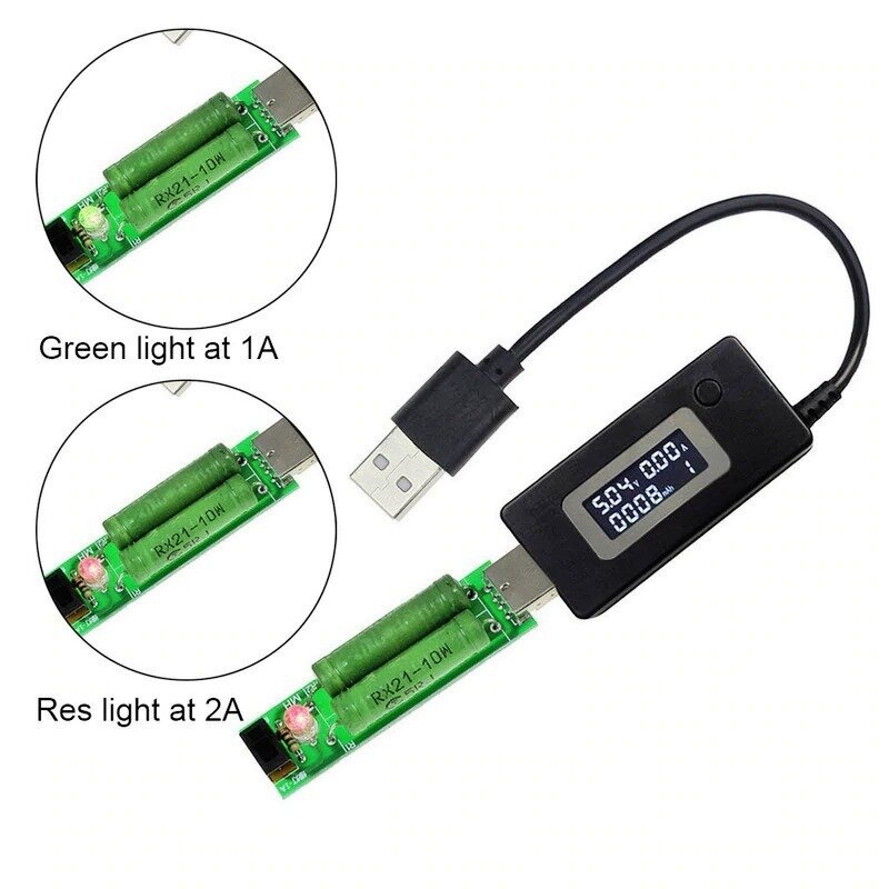 USB нагрузка с тестером