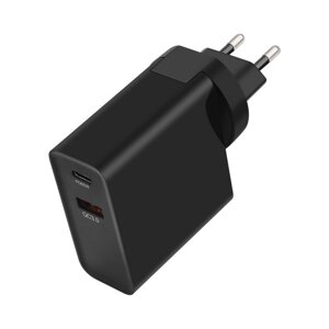 Зарядное устройство с двумя портами USB+USB-C/Type-C 65 Вт в Алматы от компании Alexel