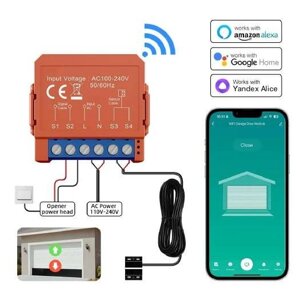 WIFI модуль управления гаражными воротами с Алисой