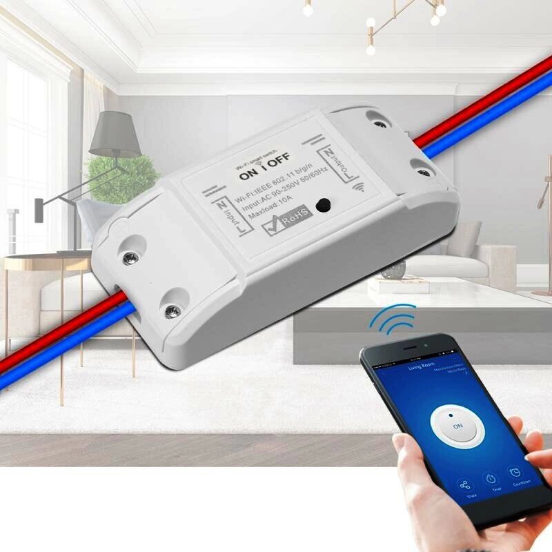 Wi-Fi выключатель с таймером для электроприборов Smart home от компании Alexel - фото 1