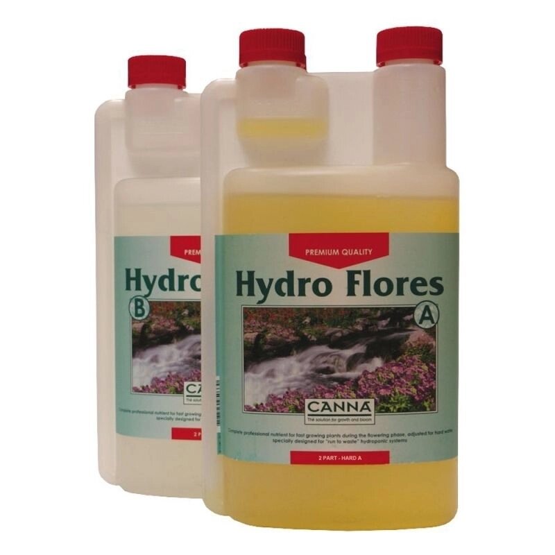 CANNA Hydro Flores A+B, 1 L (soft water) от компании "КазГидропоника" - фото 1