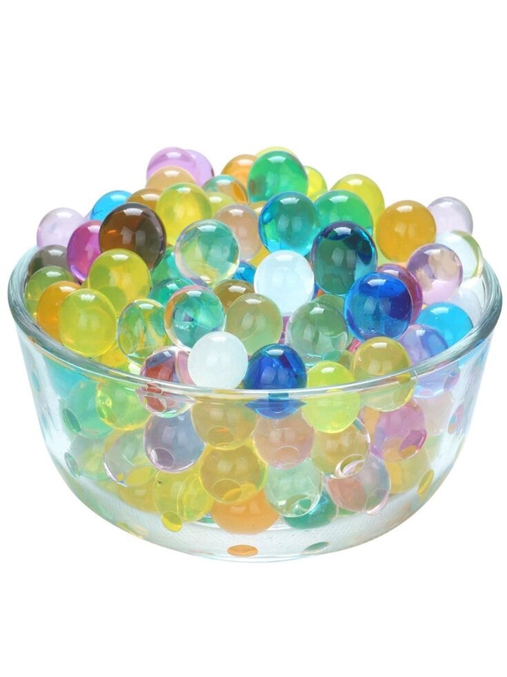 Гидрогель цветной (аквагрунт, шарики орбис) от компании "КазГидропоника" - фото 1